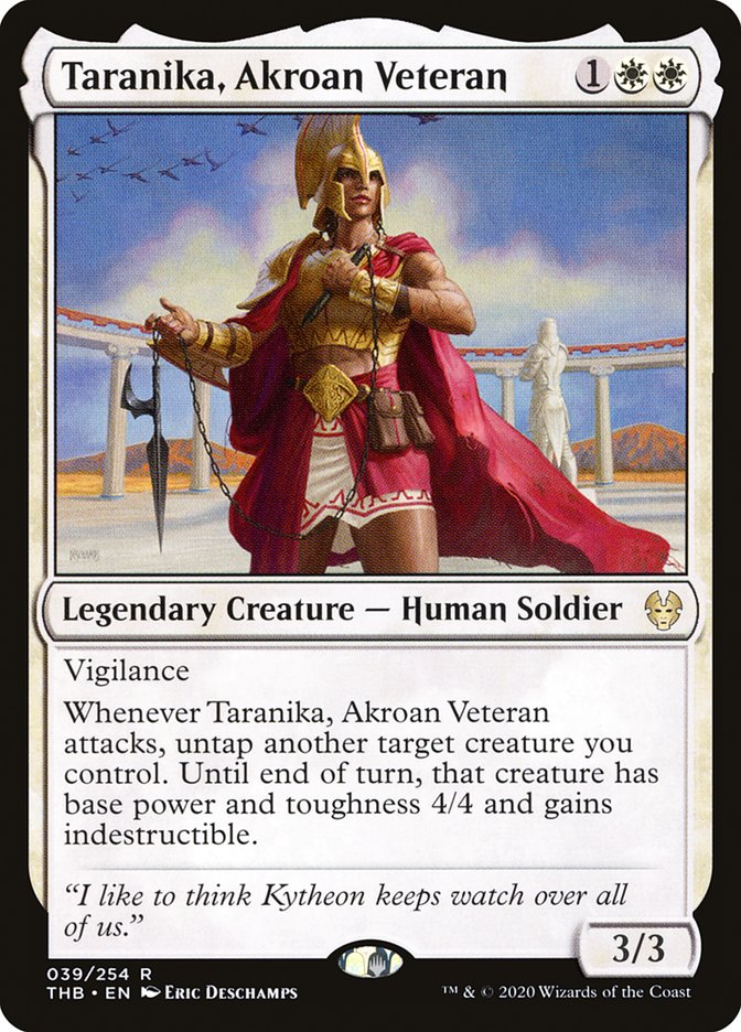 Taranika, Akroan Veteran [Theros Beyond Death] | L.A. Mood Comics and Games