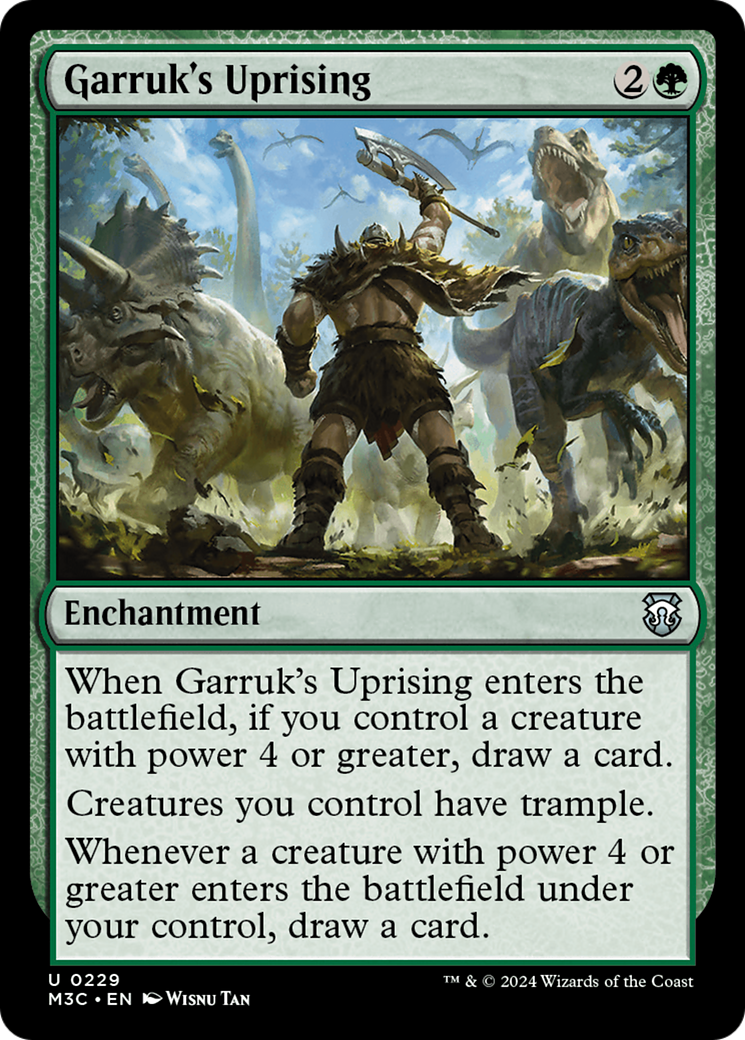 Garruk's Uprising (Ripple Foil) [Modern Horizons 3 Commander] | L.A. Mood Comics and Games