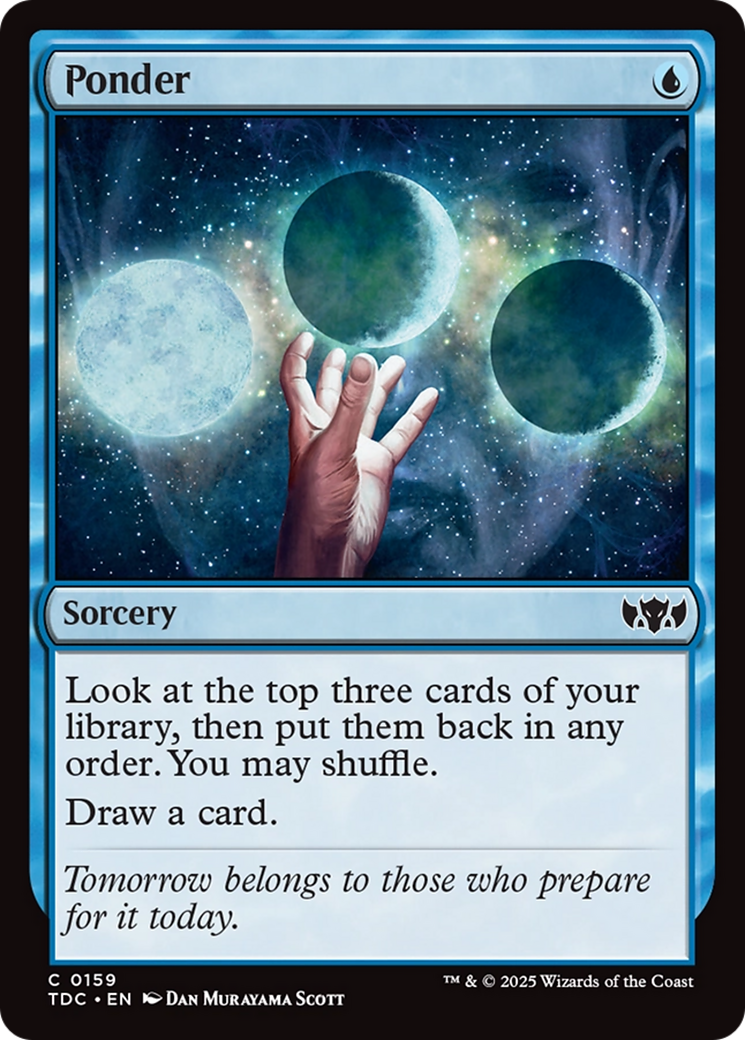 Ponder [Tarkir: Dragonstorm Commander] | L.A. Mood Comics and Games