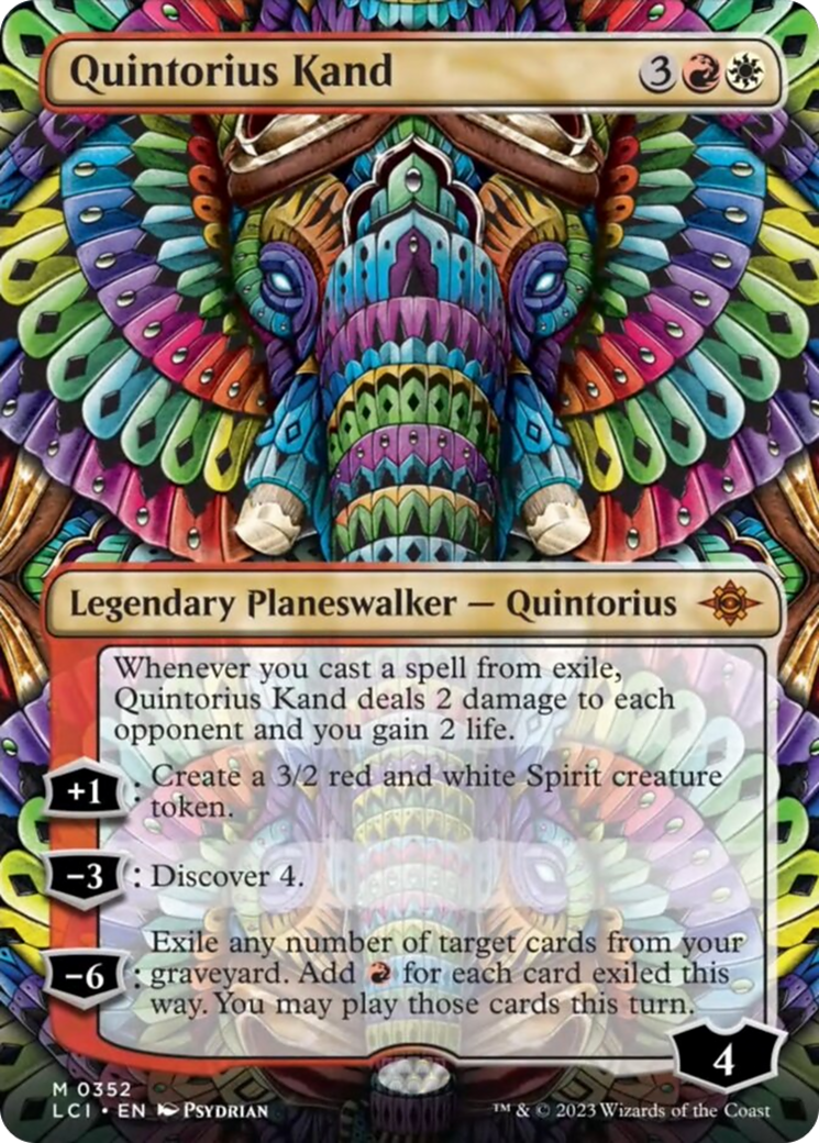 Quintorius Kand (0352) (Borderless) [The Lost Caverns of Ixalan] | L.A. Mood Comics and Games