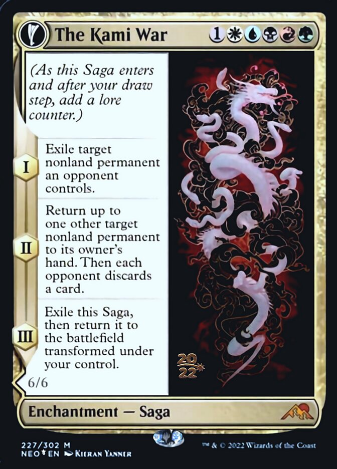 The Kami War // O-Kagachi Made Manifest [Kamigawa: Neon Dynasty Prerelease Promos] | L.A. Mood Comics and Games