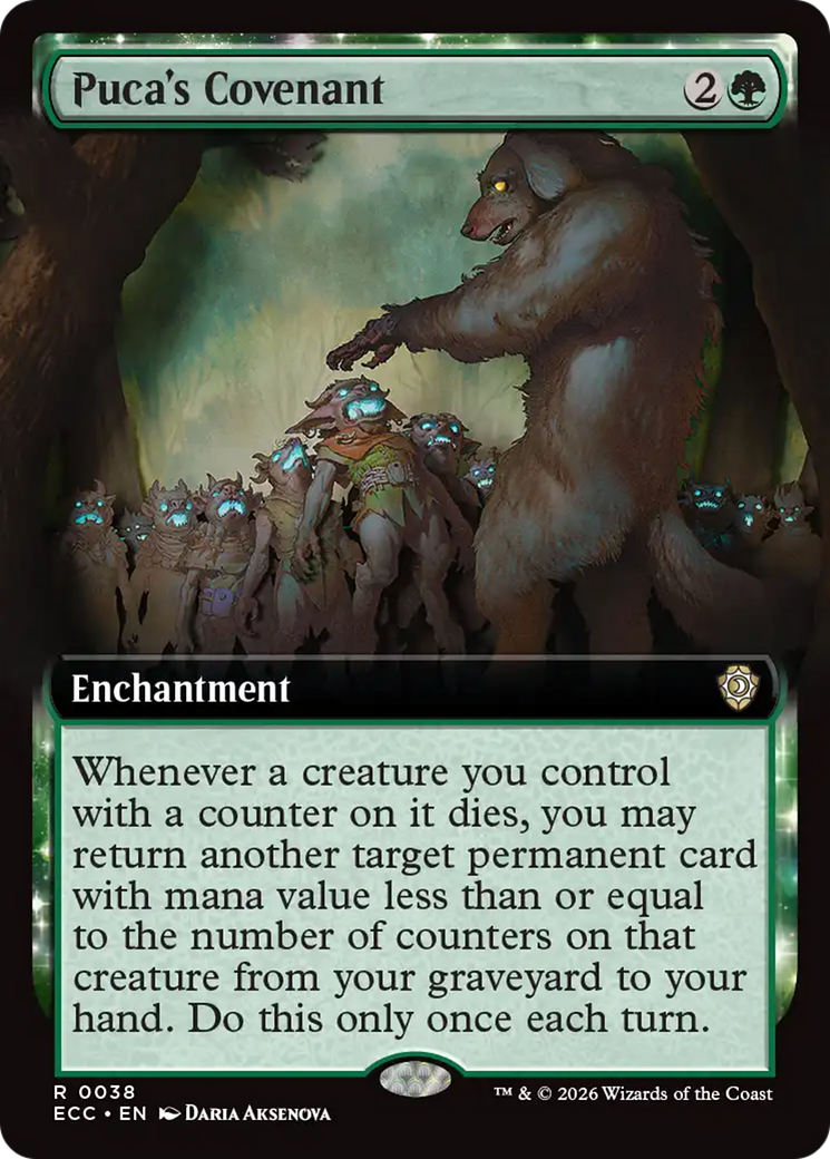 Puca's Covenant (Extended Art) [Lorwyn Eclipsed Commander] | L.A. Mood Comics and Games