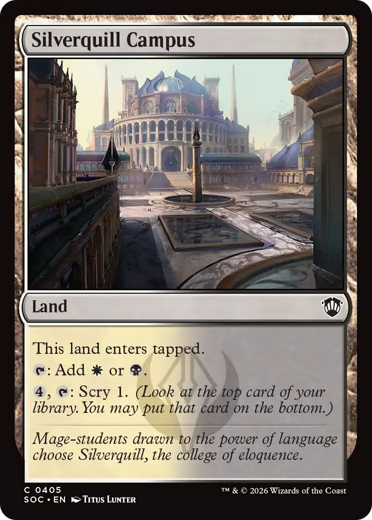 Silverquill Campus [Secrets of Strixhaven Commander] | L.A. Mood Comics and Games