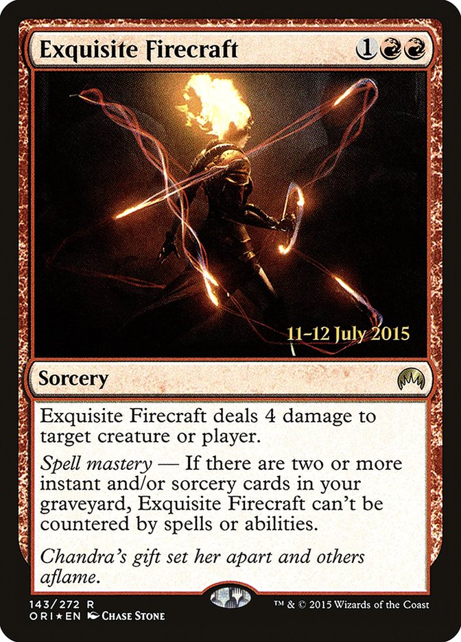 Exquisite Firecraft [Magic Origins Prerelease Promos] | L.A. Mood Comics and Games