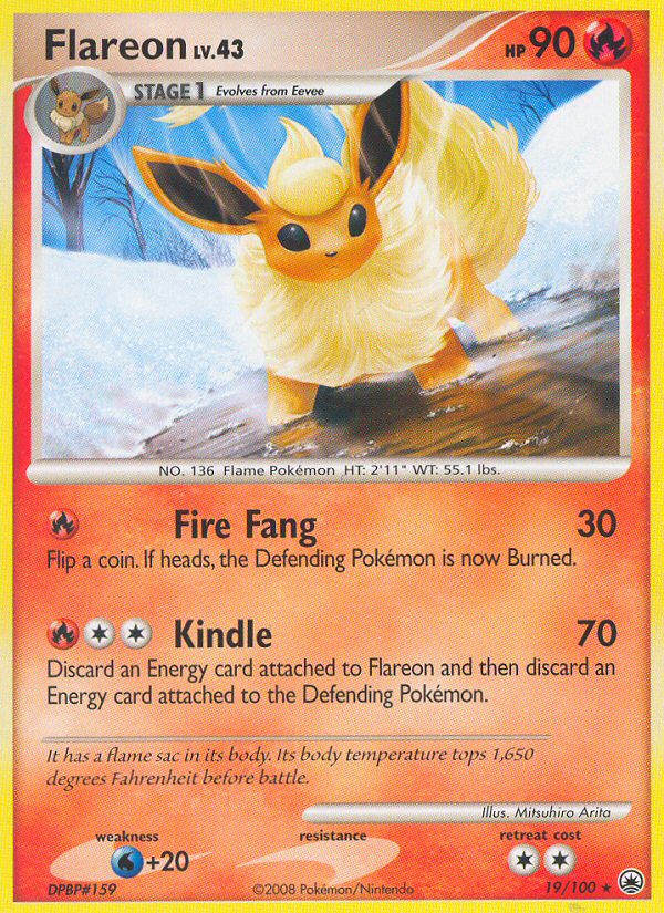 Flareon (19/100) [Diamond & Pearl: Majestic Dawn] | L.A. Mood Comics and Games
