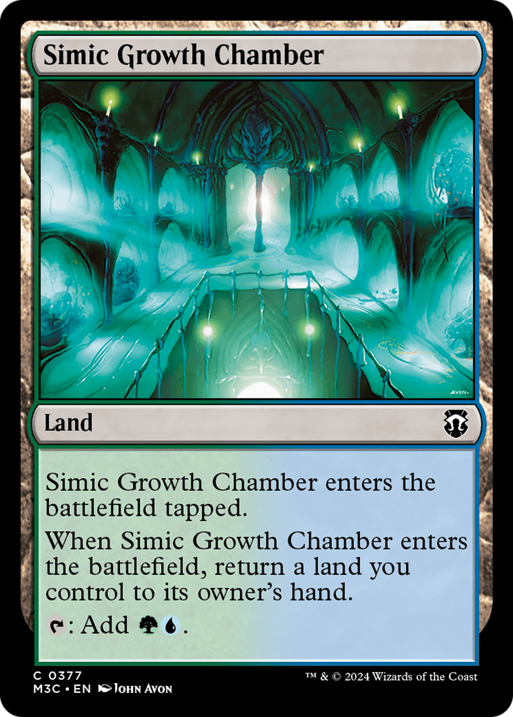 Simic Growth Chamber (Ripple Foil) [Modern Horizons 3 Commander] | L.A. Mood Comics and Games