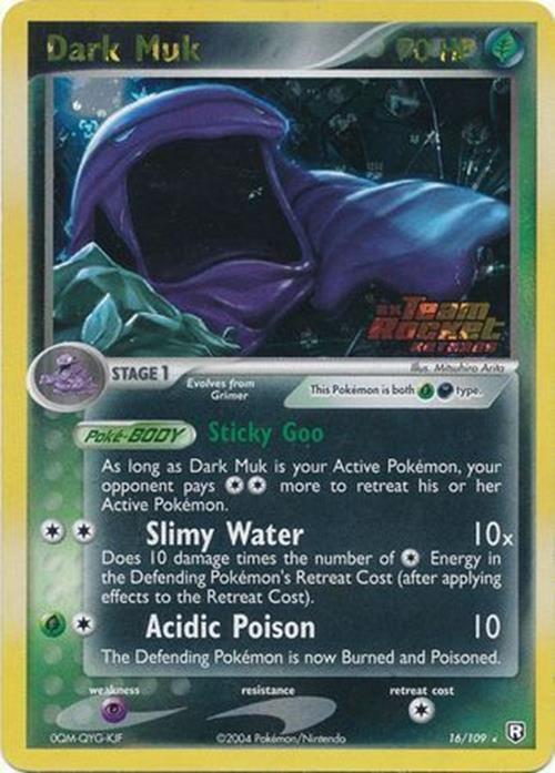 Dark Muk (16/109) (Stamped) [EX: Team Rocket Returns] | L.A. Mood Comics and Games