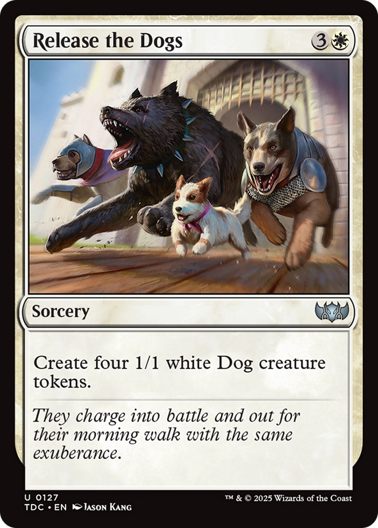 Release the Dogs [Tarkir: Dragonstorm Commander] | L.A. Mood Comics and Games