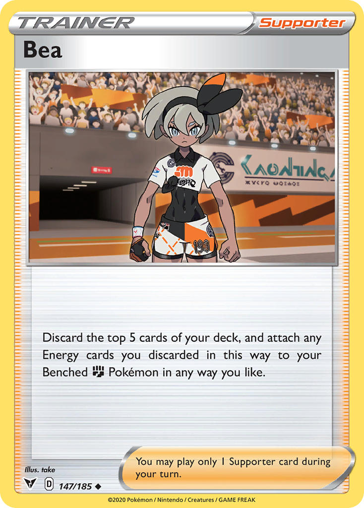 Bea (147/185) [Sword & Shield: Vivid Voltage] | L.A. Mood Comics and Games