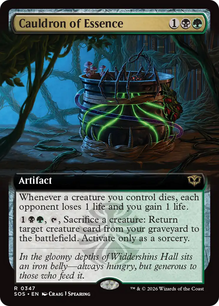 Cauldron of Essence (Extended Art) [Secrets of Strixhaven] | L.A. Mood Comics and Games