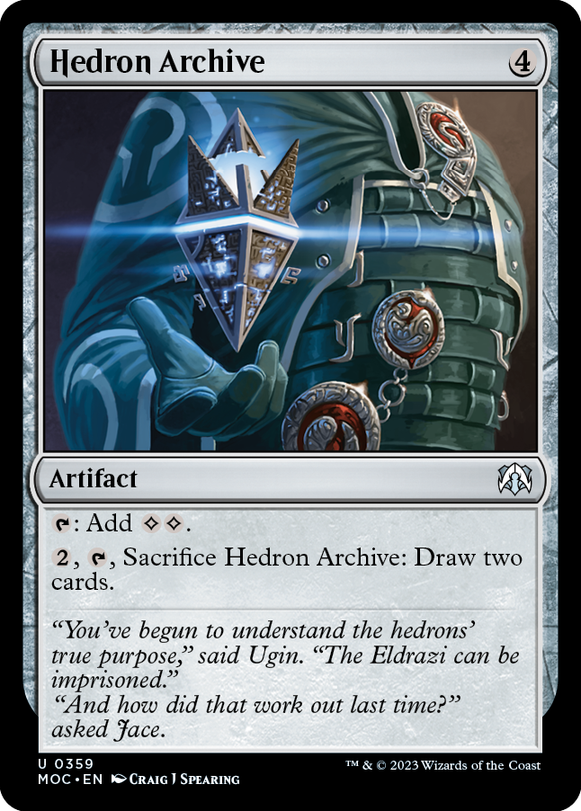 Hedron Archive [March of the Machine Commander] | L.A. Mood Comics and Games