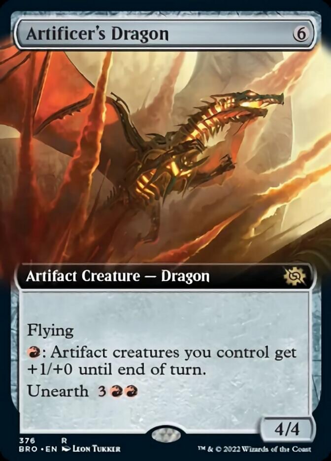 Artificer's Dragon (Extended Art) [The Brothers' War] | L.A. Mood Comics and Games