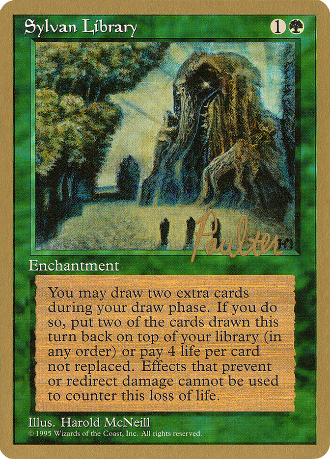 Sylvan Library (Preston Poulter) [Pro Tour Collector Set] | L.A. Mood Comics and Games
