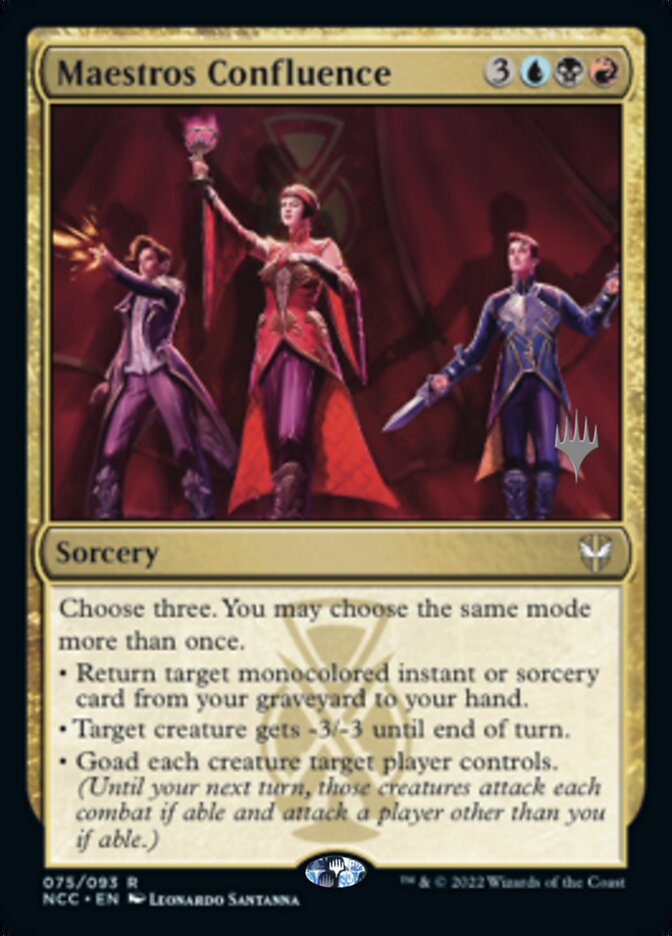 Maestros Confluence (Promo Pack) [Streets of New Capenna Commander Promos] | L.A. Mood Comics and Games