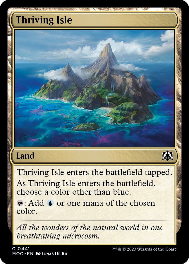 Thriving Isle [March of the Machine Commander] | L.A. Mood Comics and Games