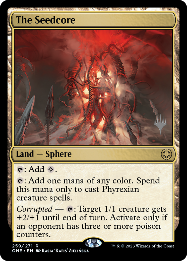 The Seedcore (Promo Pack) [Phyrexia: All Will Be One Promos] | L.A. Mood Comics and Games