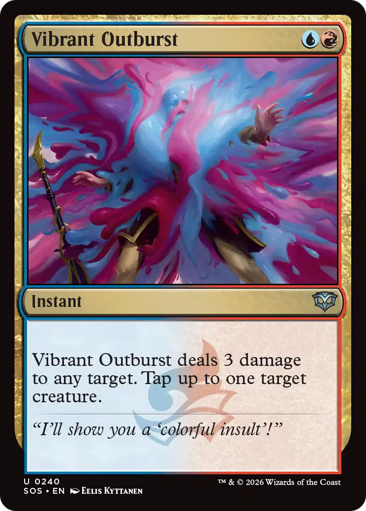 Vibrant Outburst [Secrets of Strixhaven] | L.A. Mood Comics and Games