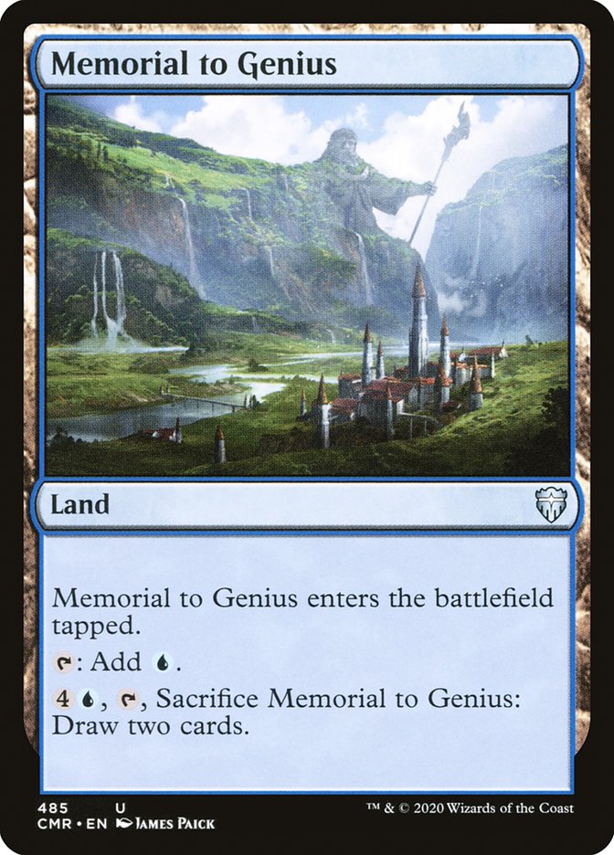 Memorial to Genius [Commander Legends] | L.A. Mood Comics and Games