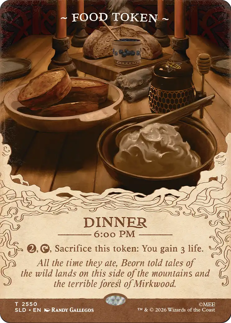 Food Token (2550) [Secret Lair Drop Series] | L.A. Mood Comics and Games