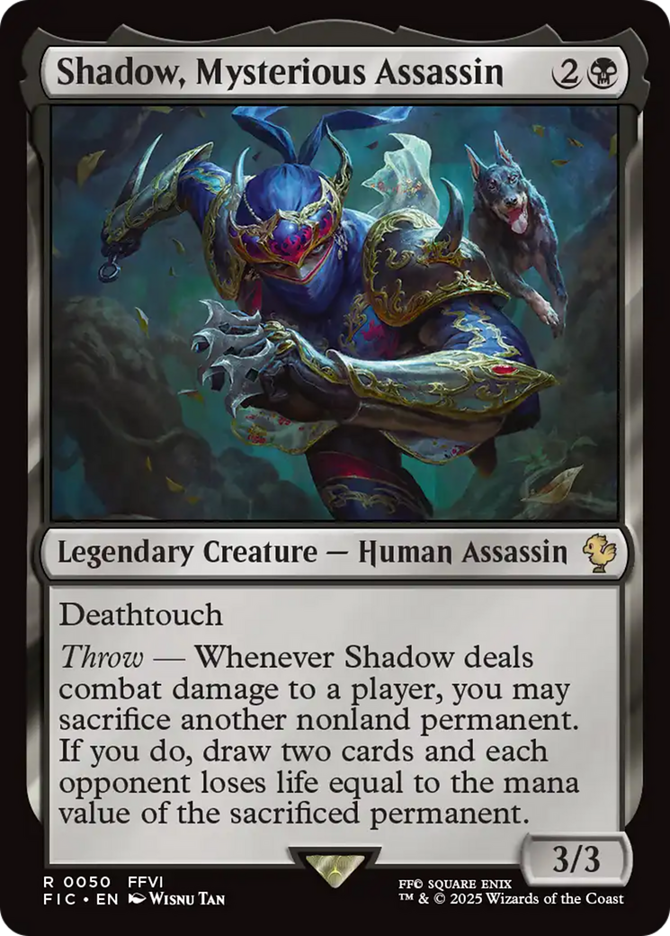 Shadow, Mysterious Assassin [FINAL FANTASY Commander] | L.A. Mood Comics and Games