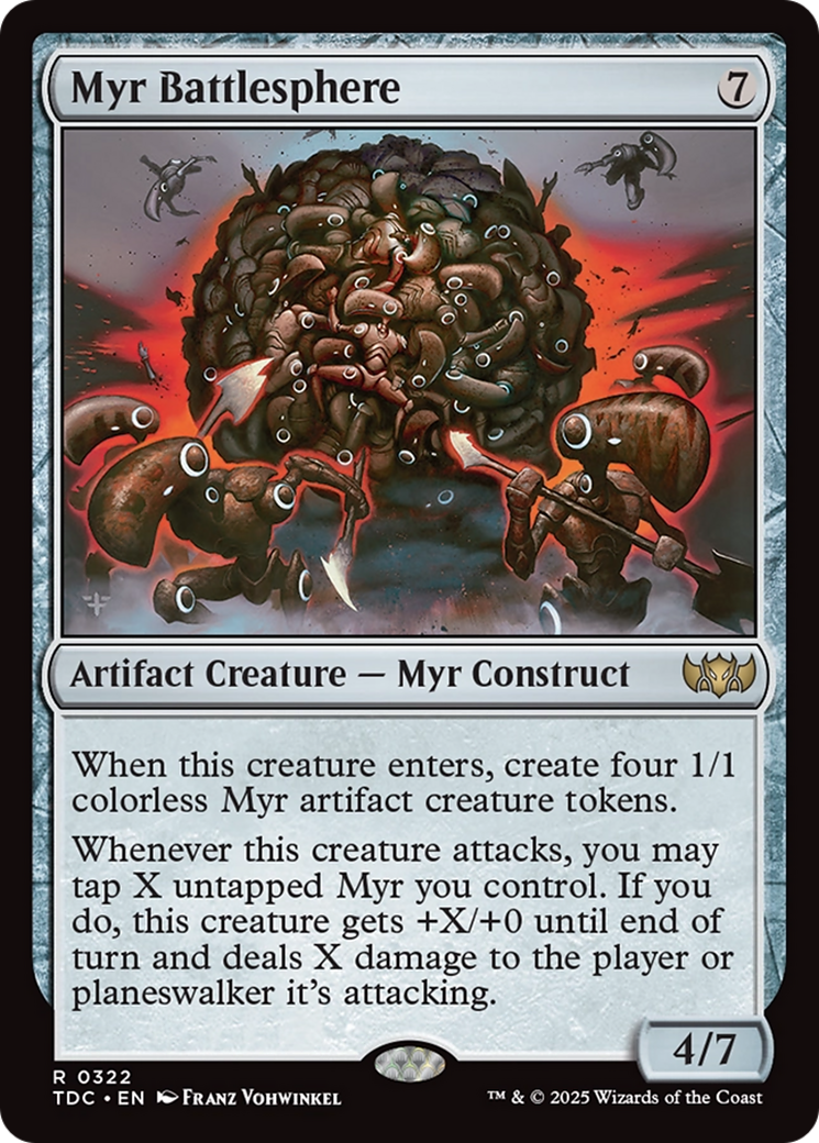 Myr Battlesphere [Tarkir: Dragonstorm Commander] | L.A. Mood Comics and Games