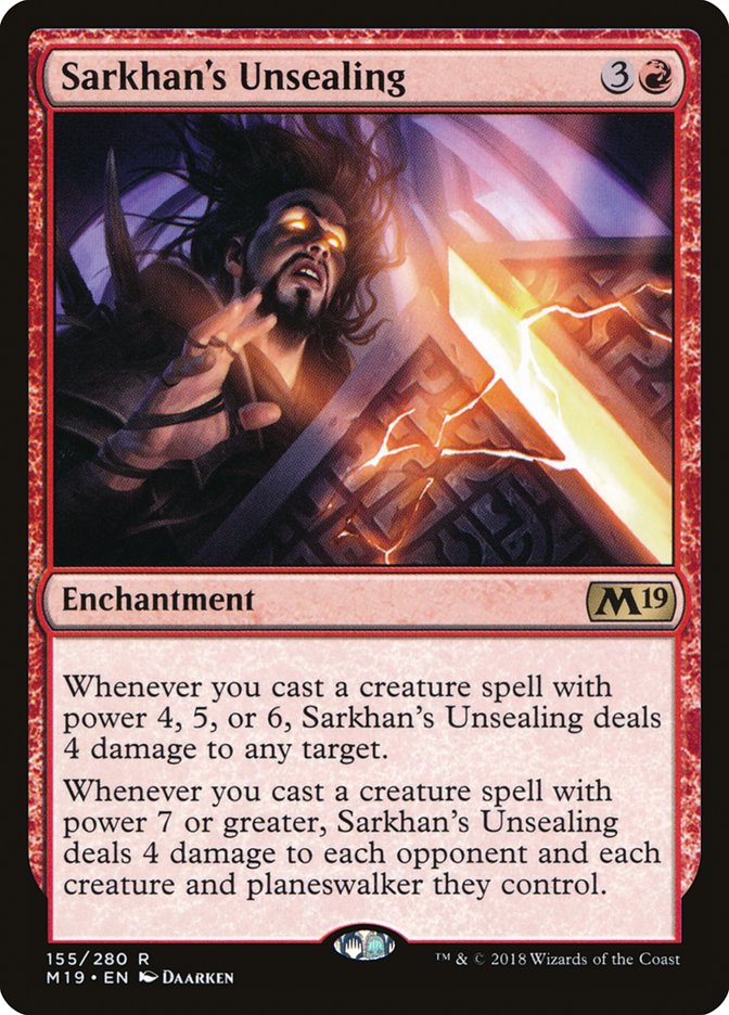 Sarkhan's Unsealing [Core Set 2019] | L.A. Mood Comics and Games