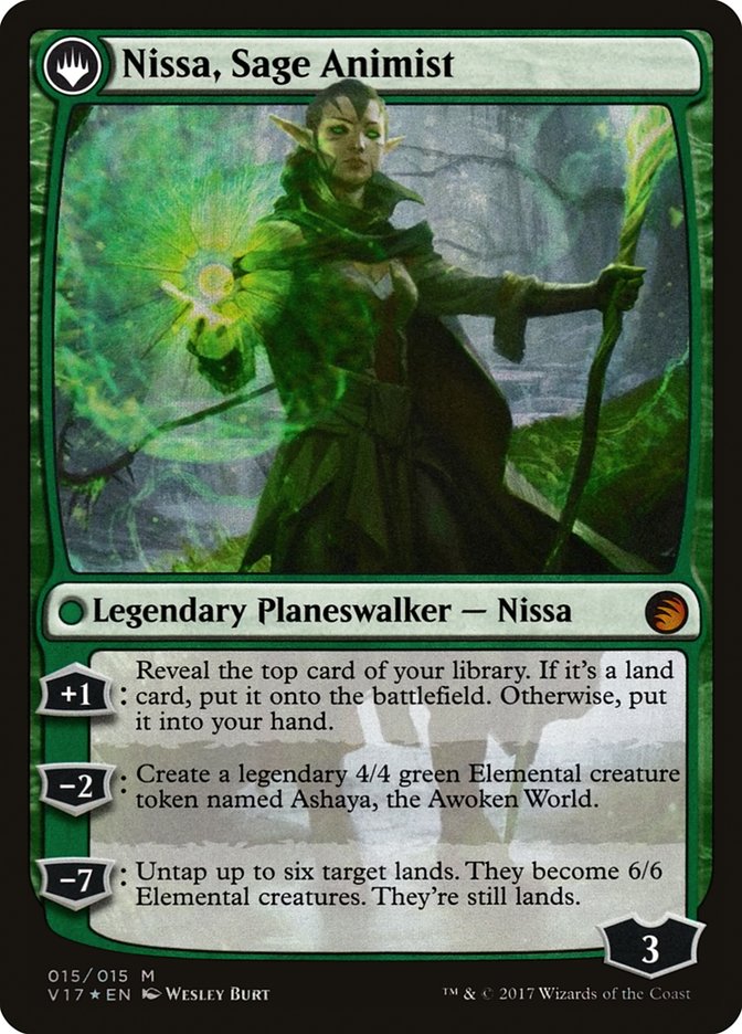 Nissa, Vastwood Seer // Nissa, Sage Animist [From the Vault: Transform] | L.A. Mood Comics and Games