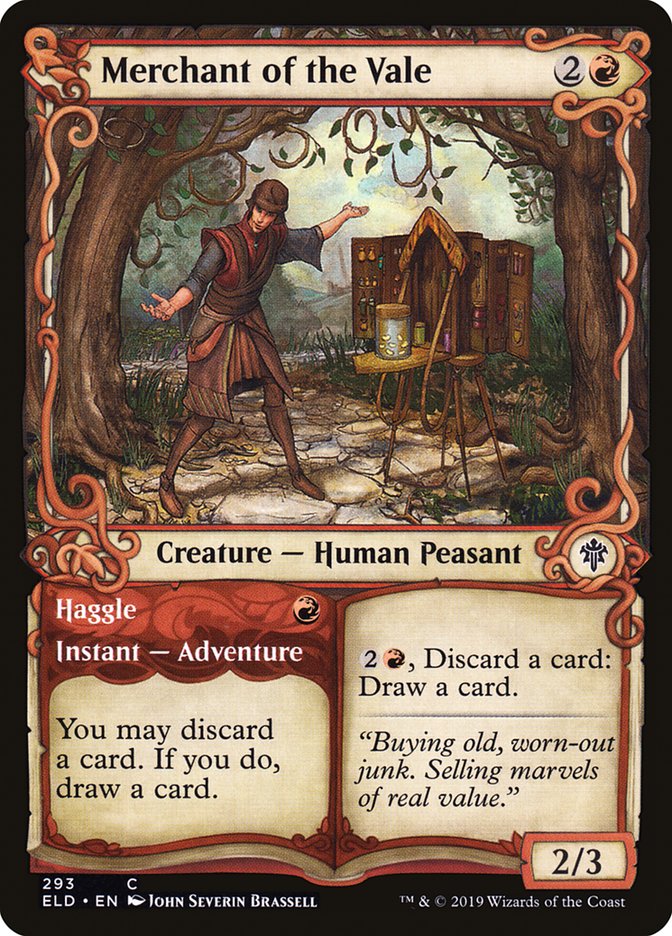 Merchant of the Vale // Haggle (Showcase) [Throne of Eldraine] | L.A. Mood Comics and Games