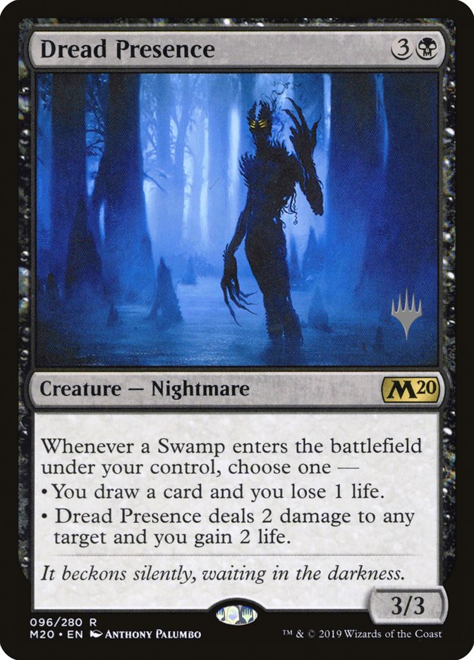 Dread Presence (Promo Pack) [Core Set 2020 Promos] | L.A. Mood Comics and Games