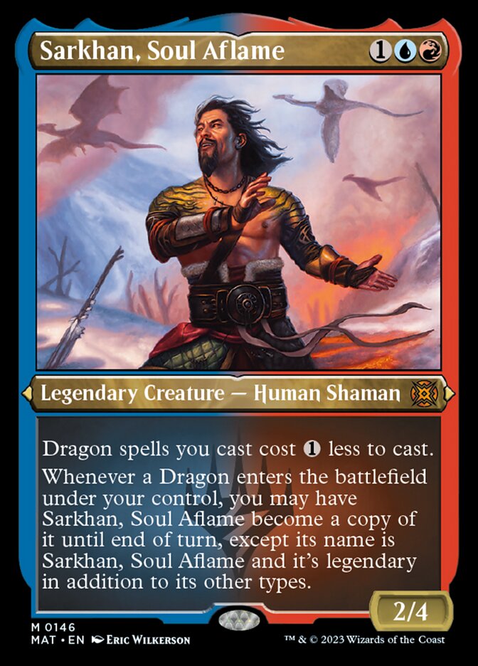 Sarkhan, Soul Aflame (Foil Etched) [March of the Machine: The Aftermath] | L.A. Mood Comics and Games