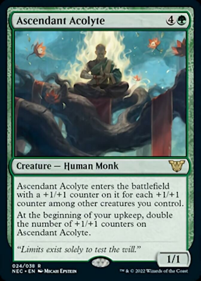 Ascendant Acolyte [Kamigawa: Neon Dynasty Commander] | L.A. Mood Comics and Games
