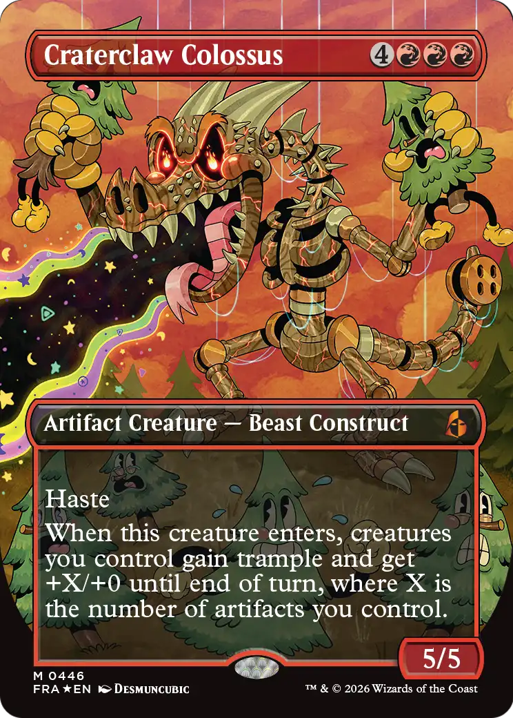 Craterclaw Colossus (Borderless) (0446) [Reality Fracture] | L.A. Mood Comics and Games