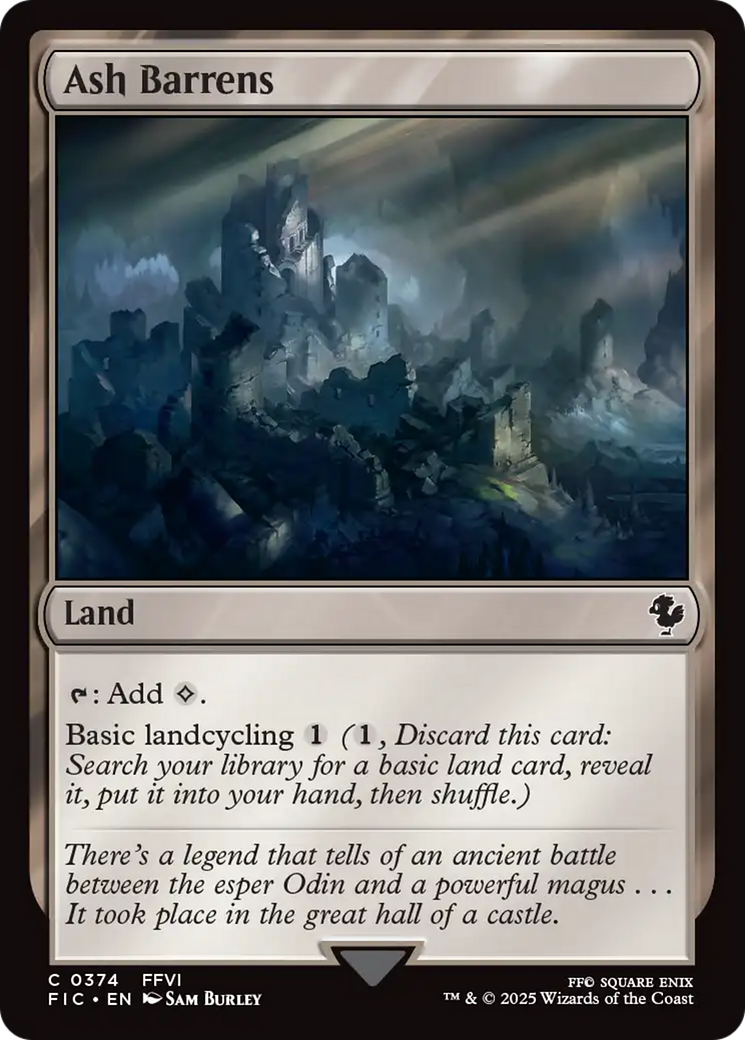 Ash Barrens [FINAL FANTASY Commander] | L.A. Mood Comics and Games