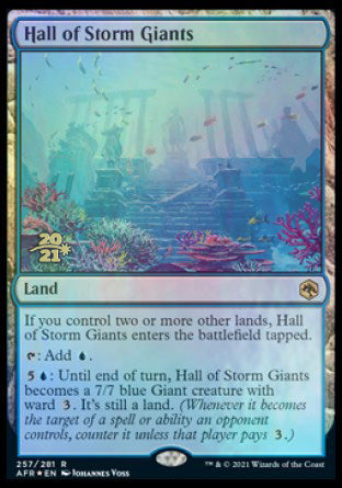Hall of Storm Giants [Dungeons & Dragons: Adventures in the Forgotten Realms Prerelease Promos] | L.A. Mood Comics and Games