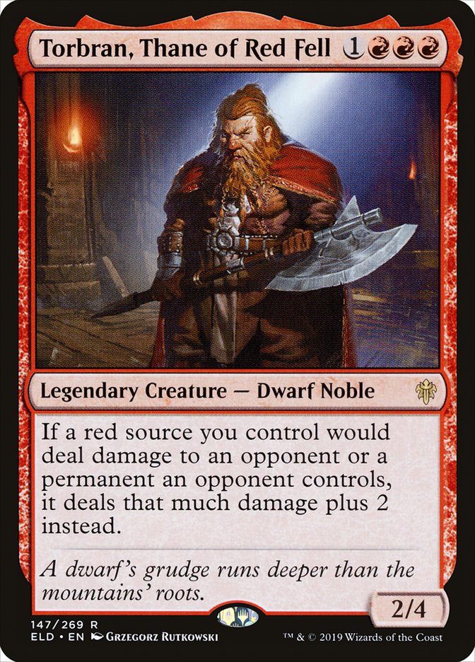 Torbran, Thane of Red Fell [Throne of Eldraine] | L.A. Mood Comics and Games