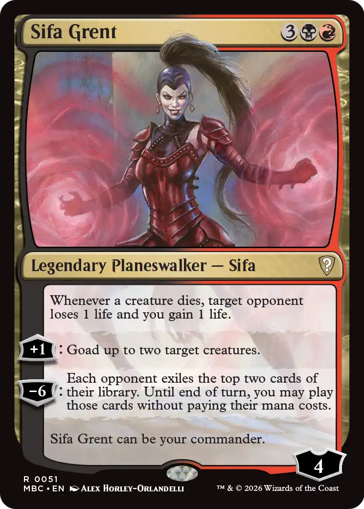 Sifa Grent [Mystery Booster: Commander Edition] | L.A. Mood Comics and Games