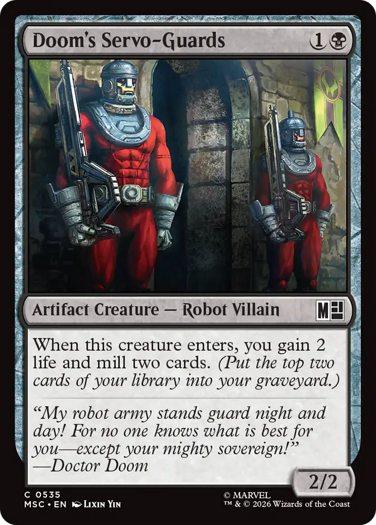 Doom's Servo-Guards [Marvel Super Heroes Commander] | L.A. Mood Comics and Games