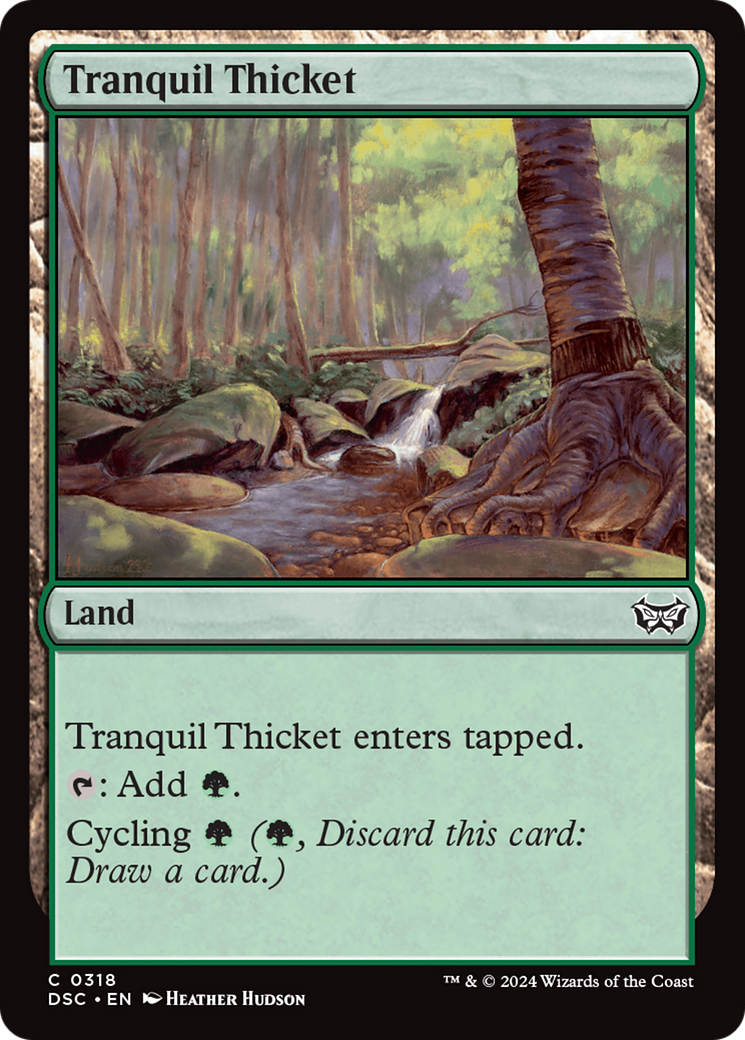 Tranquil Thicket [Duskmourn: House of Horror Commander] | L.A. Mood Comics and Games