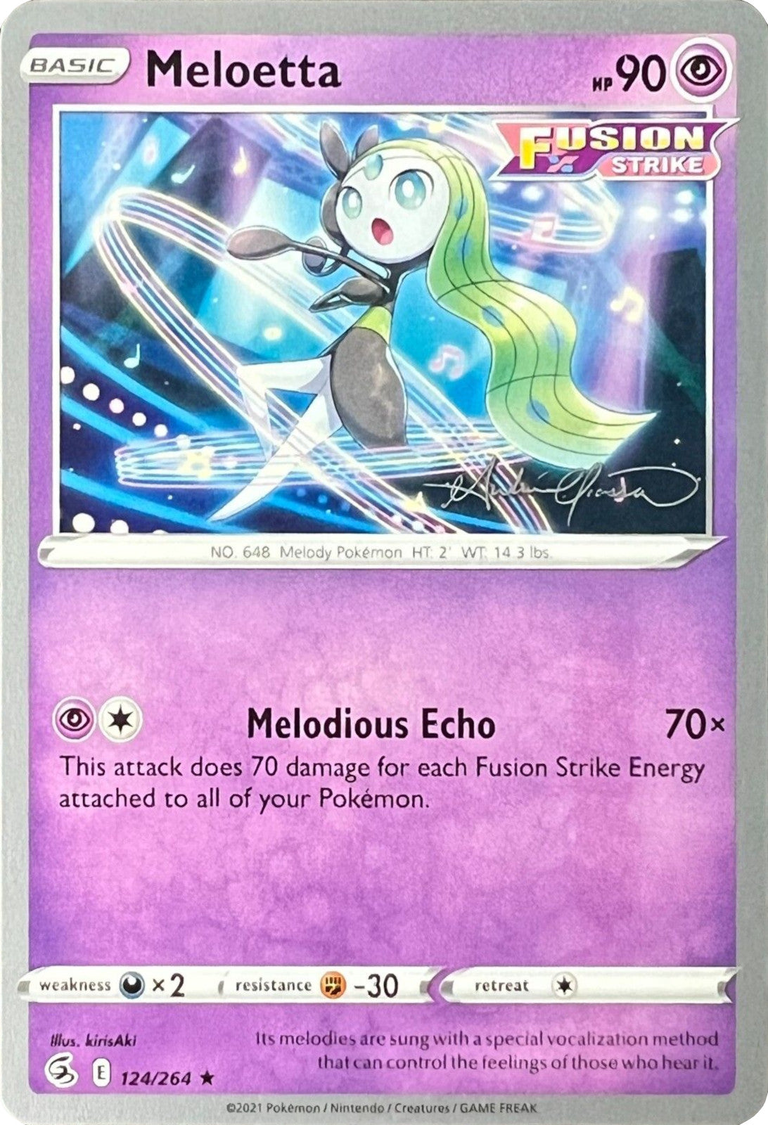 Meloetta (124/264) (The Shape of Mew - Andre Chiasson) [World Championships 2022] | L.A. Mood Comics and Games