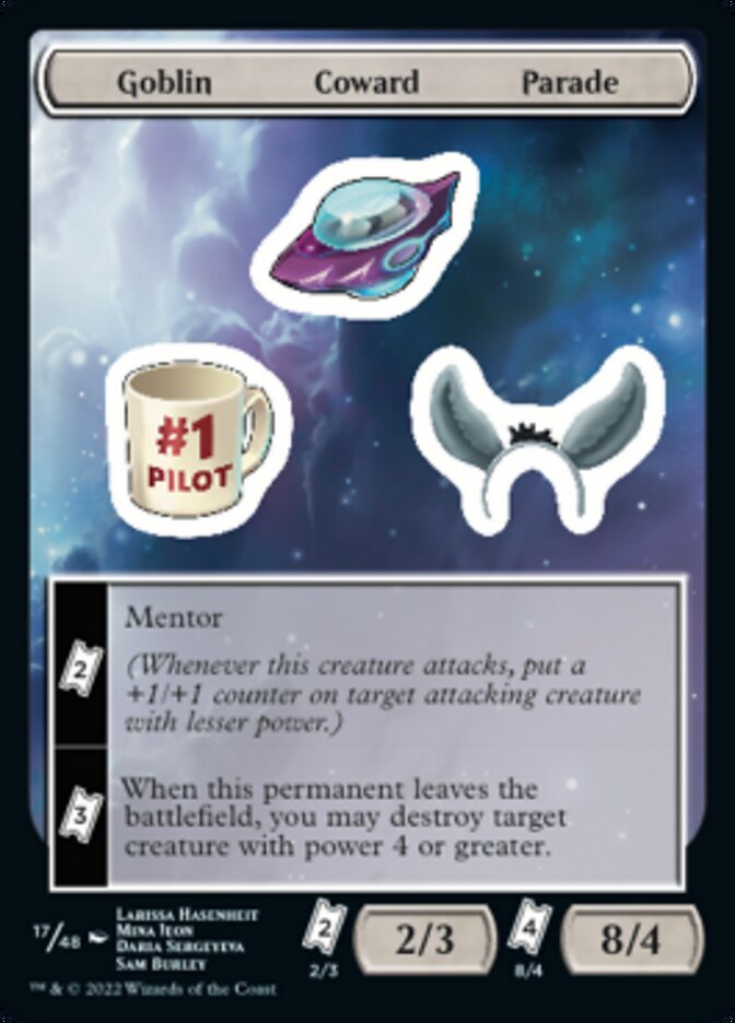 Goblin Coward Parade [Unfinity Stickers] | L.A. Mood Comics and Games