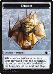 Daretti, Scrap Savant Emblem // Tuktuk the Returned Double-Sided Token [Commander 2014 Tokens] | L.A. Mood Comics and Games