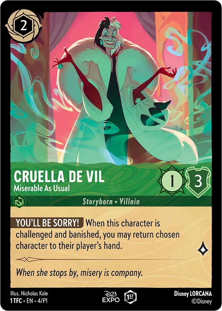 Cruella de Vil (4) [D23 Promos] | L.A. Mood Comics and Games