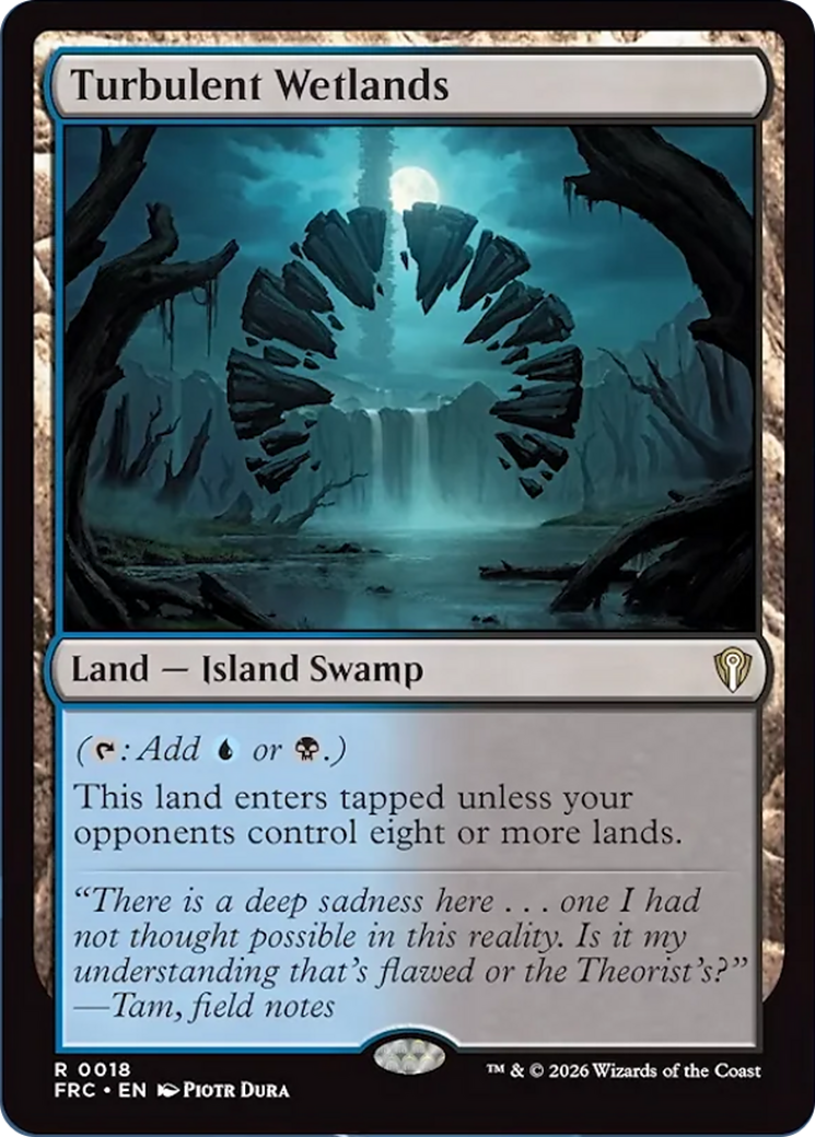 Turbulent Wetlands [Reality Fracture Commander] | L.A. Mood Comics and Games