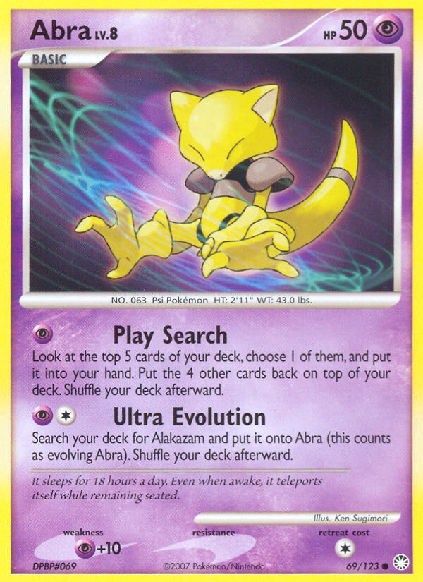 Abra (69/123) [Diamond & Pearl: Mysterious Treasures] | L.A. Mood Comics and Games