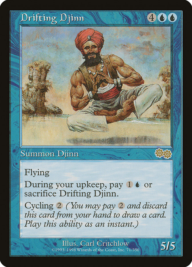 Drifting Djinn [Urza's Saga] | L.A. Mood Comics and Games