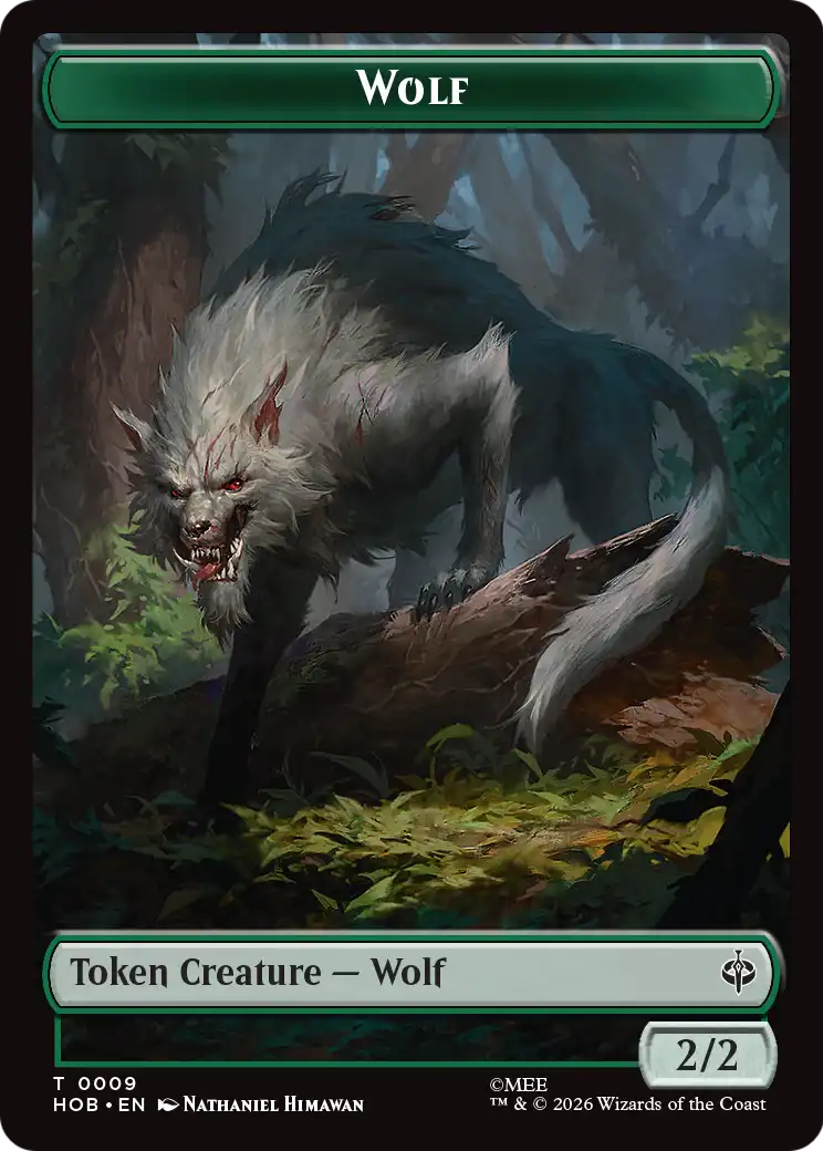 Goblin Army (0003) // Wolf Double-Sided Token [The Hobbit Tokens] | L.A. Mood Comics and Games