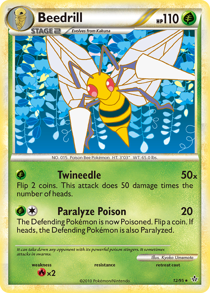 Beedrill (12/95) [HeartGold & SoulSilver: Unleashed] | L.A. Mood Comics and Games