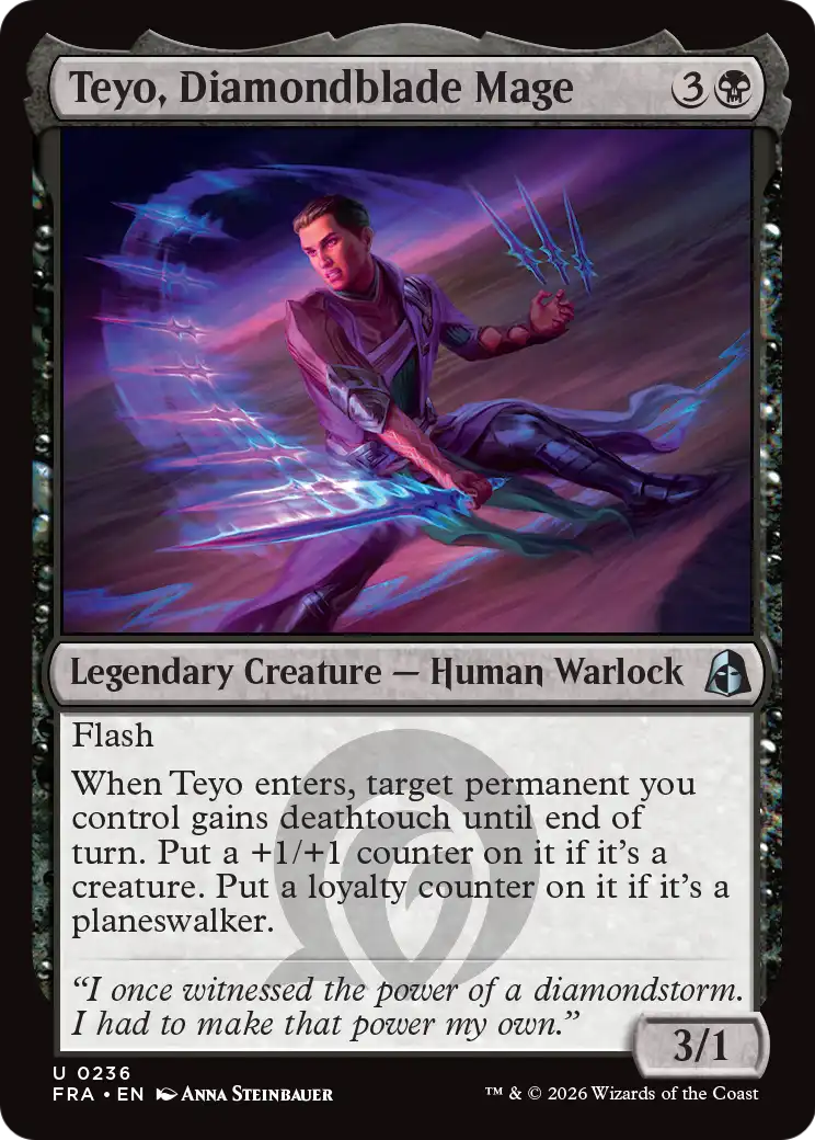 Teyo, Diamondblade Mage [Reality Fracture] | L.A. Mood Comics and Games