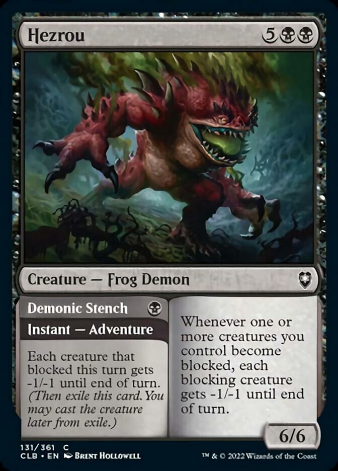 Hezrou // Demonic Stench [Commander Legends: Battle for Baldur's Gate] | L.A. Mood Comics and Games