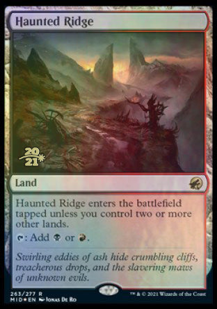 Haunted Ridge [Innistrad: Midnight Hunt Prerelease Promos] | L.A. Mood Comics and Games